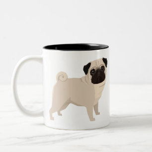 Taza Bicolor Pug