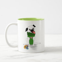 Pug Mug: Sacar un fabuloso café de dos tonos