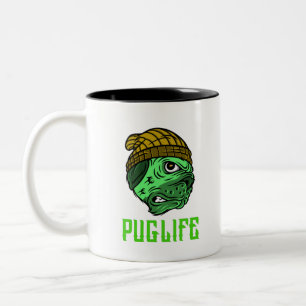 Taza Bicolor Puglife-Halloween
