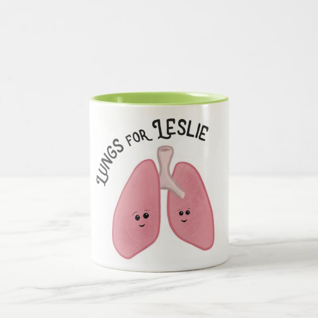 Taza Bicolor Pulmones para Leslie (Centro)