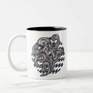 Taza Bicolor Pulpo de cosecha