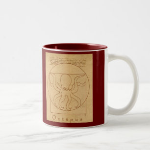 Taza Bicolor Pulpo Divertido