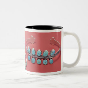 Taza Bicolor Pulseras de Navajo