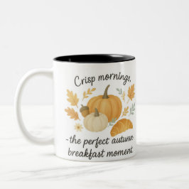 Taza Bicolor Pumpkin Morning – Cozy Autumn Breakfast Mood