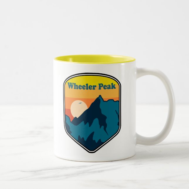 Taza Bicolor Punto máximo de rueda Nuevo México Sunrise (Derecha)