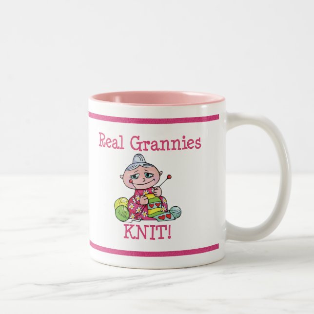 Taza Bicolor ¡PUNTO real de las abuelitas! (Derecha)