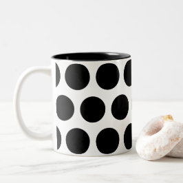 Taza Bicolor Puntos Grandes
