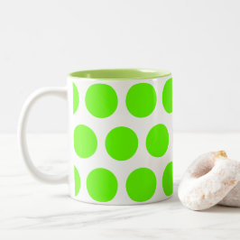 Taza Bicolor Puntos Grandes