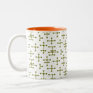 Taza Bicolor Puntos y Líneas