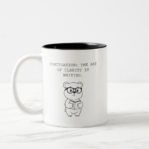 Taza Bicolor Puntuación: El Arte De La Claridad En La Escritura