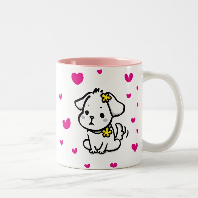 Taza Bicolor puppy cup (Derecha)