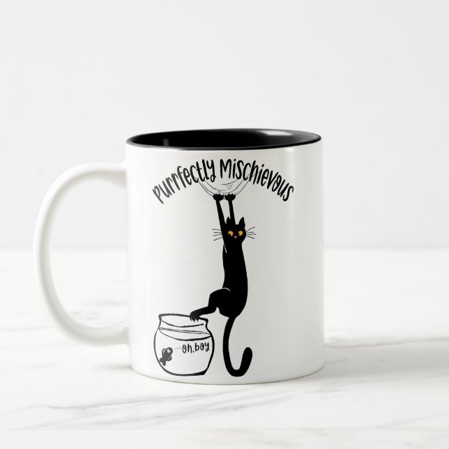 Taza Bicolor Puramente malicioso (Izquierda)