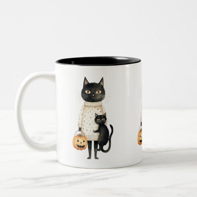 Taza Bicolor Purfect Halloween MUG (Izquierda)