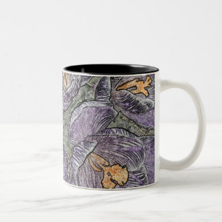 Taza Bicolor Purple Crocus Mug