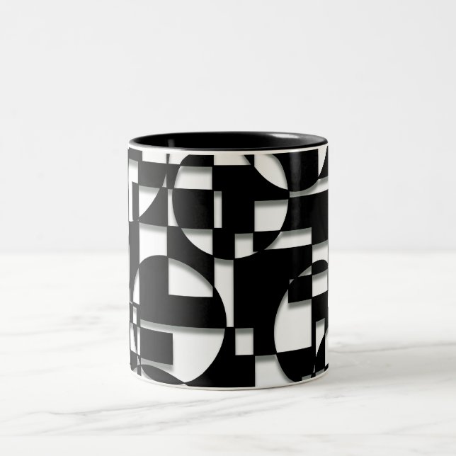 Taza Bicolor Puzzle De Deco (Centro)