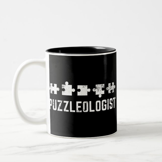 Taza Bicolor Puzzleólogo (Izquierda)