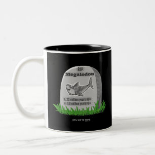 Taza Bicolor QEPD Megalodon