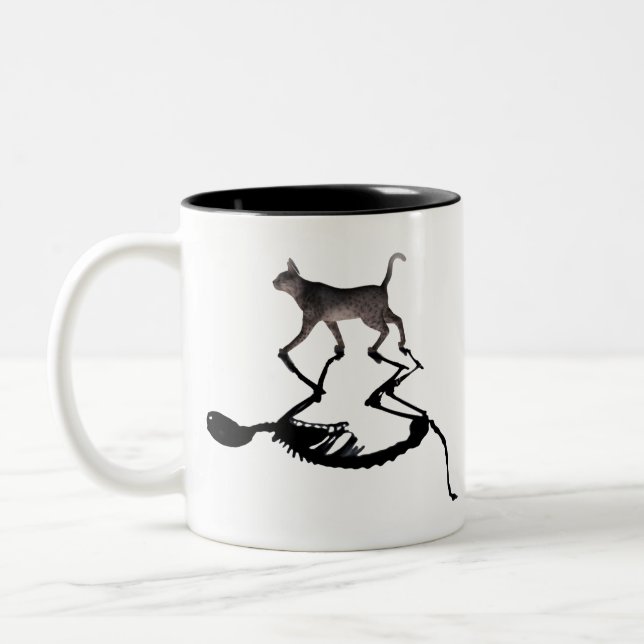 Taza Bicolor Quantum Schrodinger Cat (Izquierda)