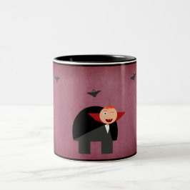 Taza Bicolor Quasimodo como un vampiro