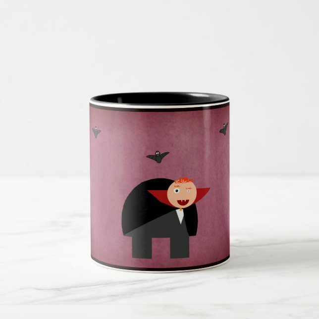 Taza Bicolor Quasimodo como un vampiro (Centro)