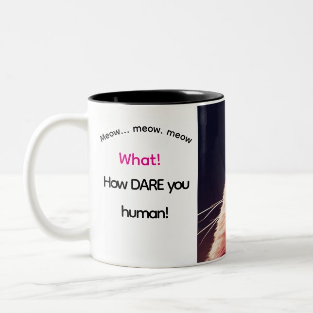 Taza Bicolor ¿Qué acaba de decir! (Izquierda)
