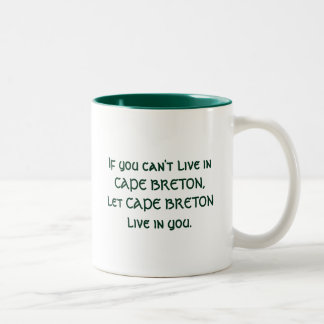 Taza Bicolor Que Cabo Breton viva en ti