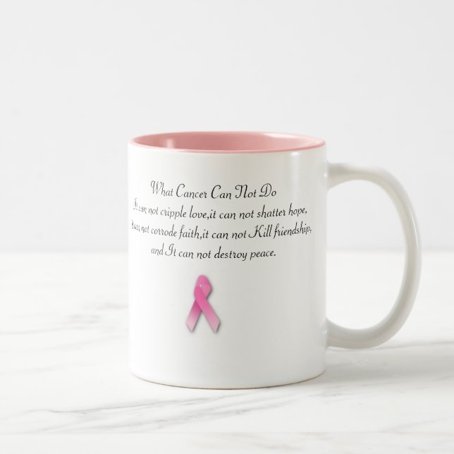 Taza Bicolor Qué cáncer no puede hacer (Derecha)