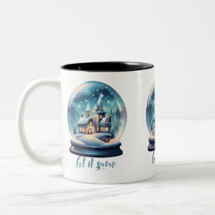 Taza Bicolor Que La Nieve