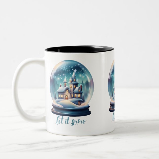 Taza Bicolor Que La Nieve (Izquierda)
