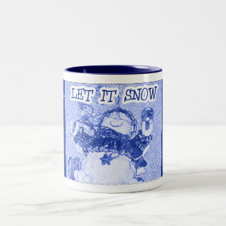 Taza Bicolor Que La Nieve