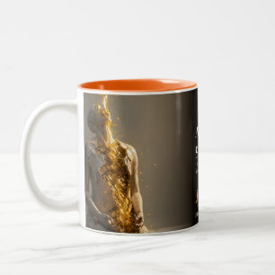Taza Bicolor Qué Llega Sin Costo Frase De Libro