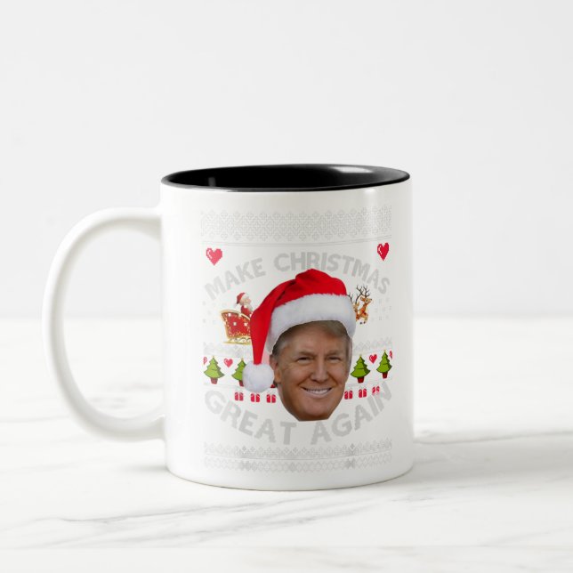 Taza Bicolor Que los navidades sean geniales otra vez. (Izquierda)
