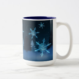 Taza Bicolor Que Nieve Mug