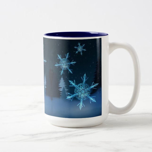 Taza Bicolor Que Nieve Mug (Derecha)