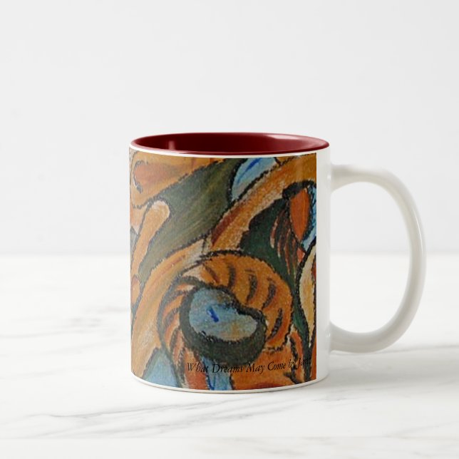 Taza Bicolor Qué soña puede venir (Derecha)