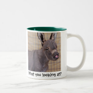 Taza Bicolor ¿Qué usted que mira?