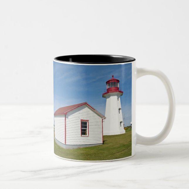 Taza Bicolor Quebec, Canadá. Faro de Cap D'Espoir. (Derecha)