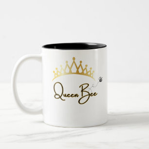 Taza Bicolor Queen Bee Mug