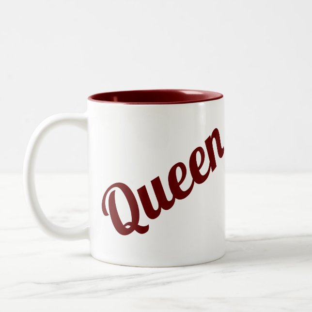 Taza Bicolor Queen Coffee Mug (Izquierda)