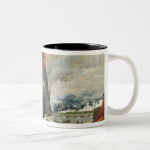 Taza Bicolor Quema del Tuileries, 1871