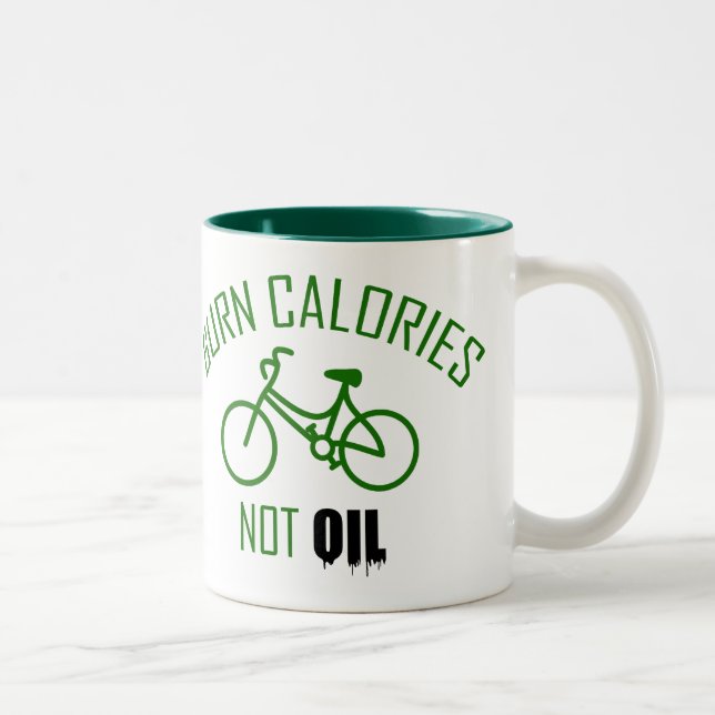 Taza Bicolor Quemar calorías no petróleo (Derecha)