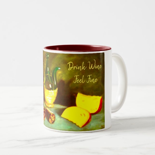 Taza Bicolor Queso de cerdo y vino (Anverso derecho)