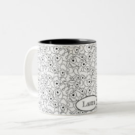 Taza Bicolor ¿Quién dejó salir a los perros?