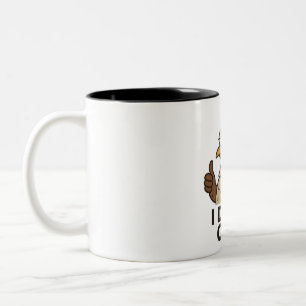 Taza Bicolor ¿Quién dijo que las gallinas no sueñan?