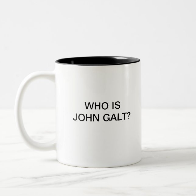 Taza Bicolor ¿Quién es Juan Galt? (Izquierda)