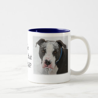 Taza Bicolor Quién lanzó esa bola de nieve