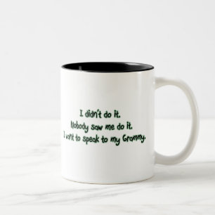 Taza Bicolor Quiera hablar a Grammy