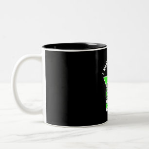 Taza Bicolor Quiero Montar Mi Bicicleta De Montaña