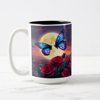 Taza Bicolor Quietud a la Luz de la Luna