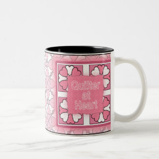 Taza Bicolor Quilter en el corazón